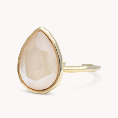 Ringar LILY AND ROSE  | Eve Raindrop Ring – Oyster