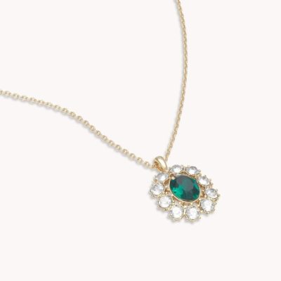 Halsband LILY AND ROSE  | Miss Elizabeth Necklace – Emerald